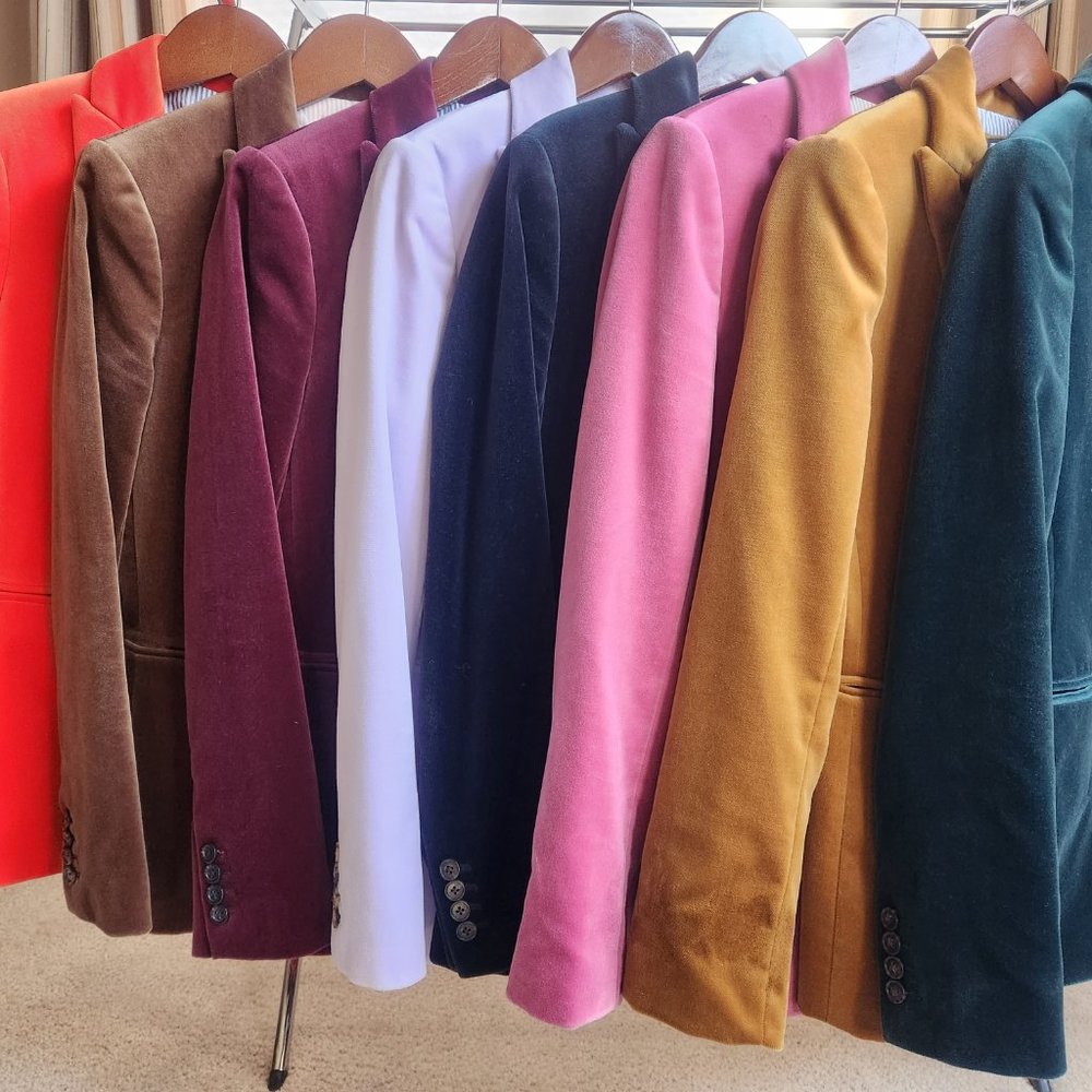 J. Crew Velvet Blazers - Picture 2 of 2